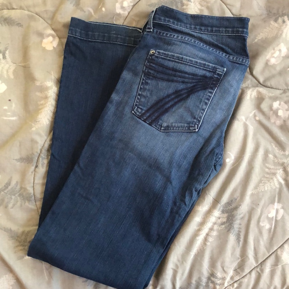 7 FOR ALL MANKIND DOJO FLARE JEANS